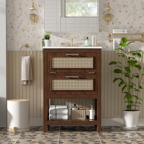 Bathroom vanity with - 24",